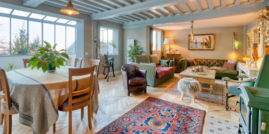 HONFLEUR – Maison de ville (210 m²) avec jardin et garage